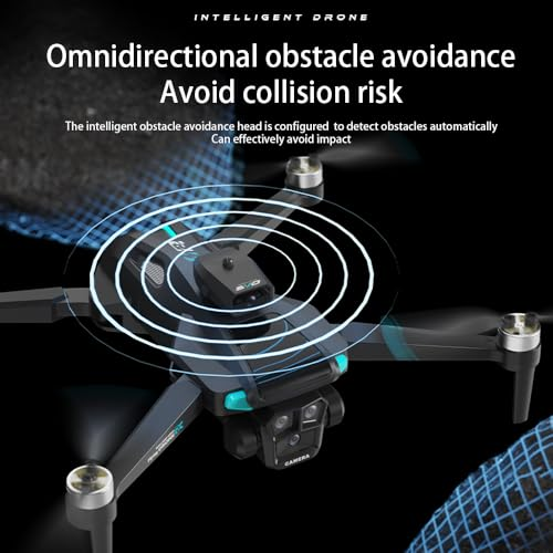 Drone For Adult,4.5" Screen,5G Remote Controller With Camera,6K HD Camera FPV Live Video,Altitude Hold Gesture Selfie One Key Take Off Landing 3D Flips Waypoint Fly Drone