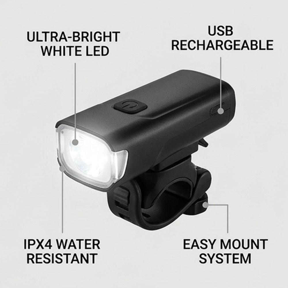 Bike Light High Lumens Super Bright Bicycle Safety LED Light Ultra Bright 3 Modes Waterproof Front and Tail Light Set for Night Riding Cycling