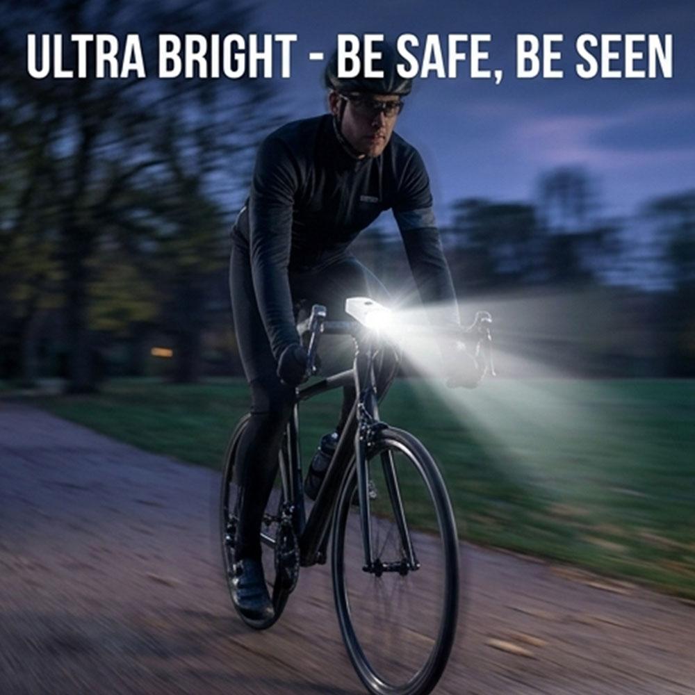 Bike Light High Lumens Super Bright Bicycle Safety LED Light Ultra Bright 3 Modes Waterproof Front and Tail Light Set for Night Riding Cycling