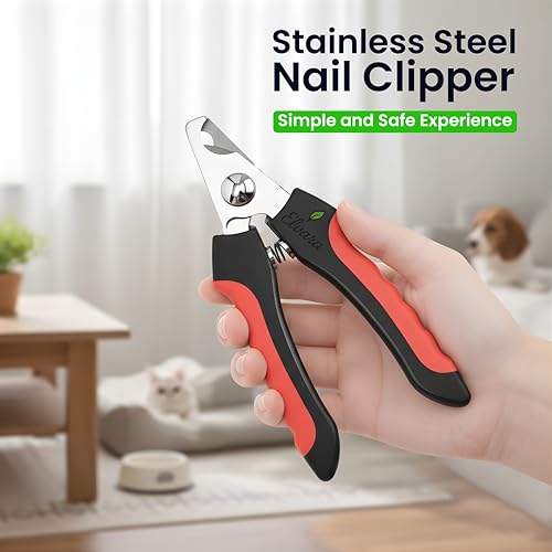 Multifunctional Pet Nail Clippers with Sickle Large Dog Cat Nail Clippers Stainless Steel Grooming Scissors