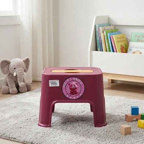 Portable Plastic Stool Heavy Duty with Handle Heavy Duty Plastic Step Stool for Adults Non-Slip Stepping Stool For Kids Home Kitchen Bathroom