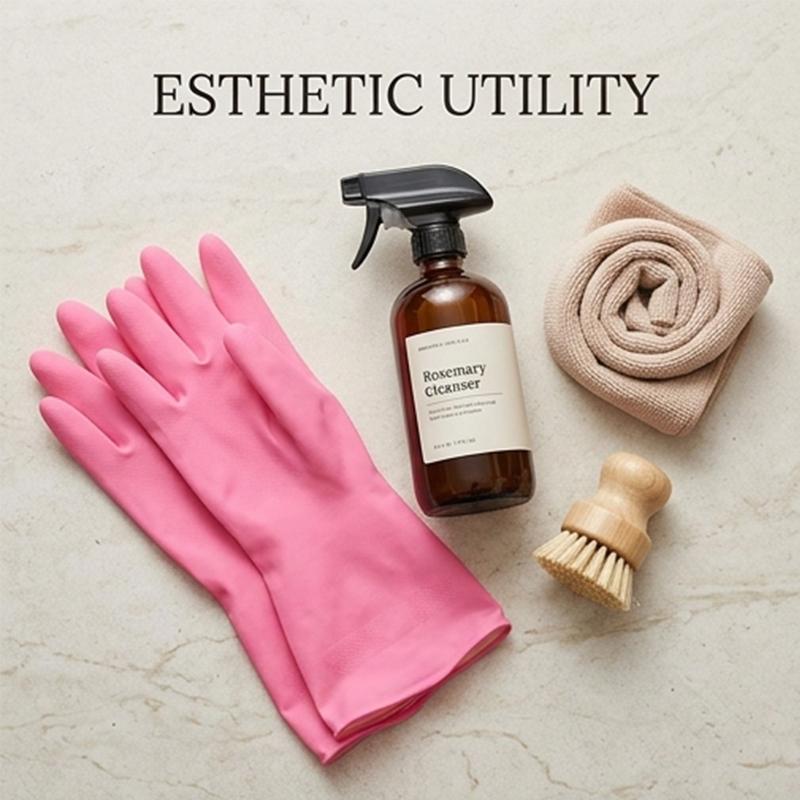 Dish Washing Cleaning Durable Rubber Latex Cleaning Gloves - Non-Slip Waterproof Dishwashing