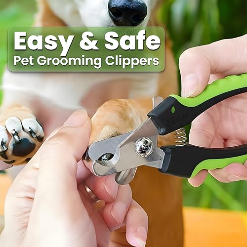 Multifunctional Pet Nail Clippers with Sickle Large Dog Cat Nail Clippers Stainless Steel Grooming Scissors