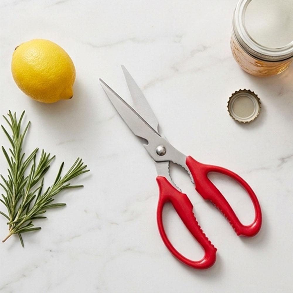 Heavy Duty Sharp Kitchen Scissors Stainless Steel Heavy Duty For Meat Poultry Vegetable Cooking