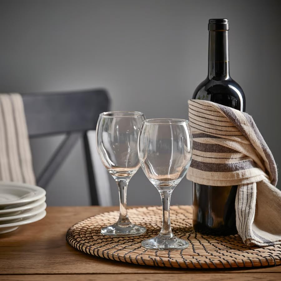 Small Wine Glasses, Modern Stemmed Glassware for Red Wines, Wine Tasting Events, Dinner Parties, Home Bar Essentials, Clear Mini Drinking Glasses