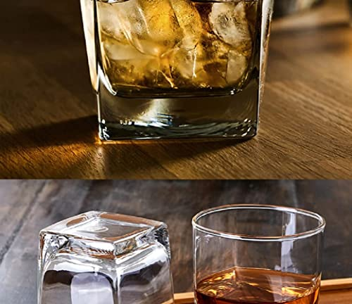 2/4/6PCS Drinkware  Series Short Tumbler - Transparent Water, Juice, Beer, Wine Glass Set