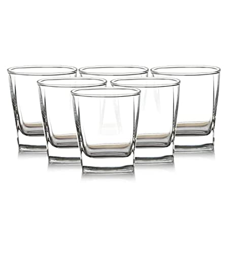 2/4/6PCS Drinkware  Series Short Tumbler - Transparent Water, Juice, Beer, Wine Glass Set