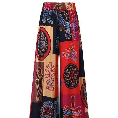 Women's Pants Autumn New Ladies Loose Printed Casual Trousers