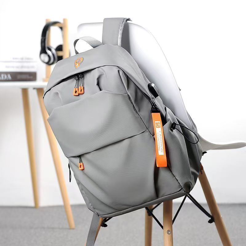 Men's Fashion Backpack Water-Resistant PU Leather 14 Inch Laptop Bag Durable Casual Travel Daypack Lightweight & Multi-Pocket