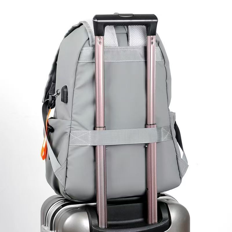 Men's Fashion Backpack Water-Resistant PU Leather 14 Inch Laptop Bag Durable Casual Travel Daypack Lightweight & Multi-Pocket