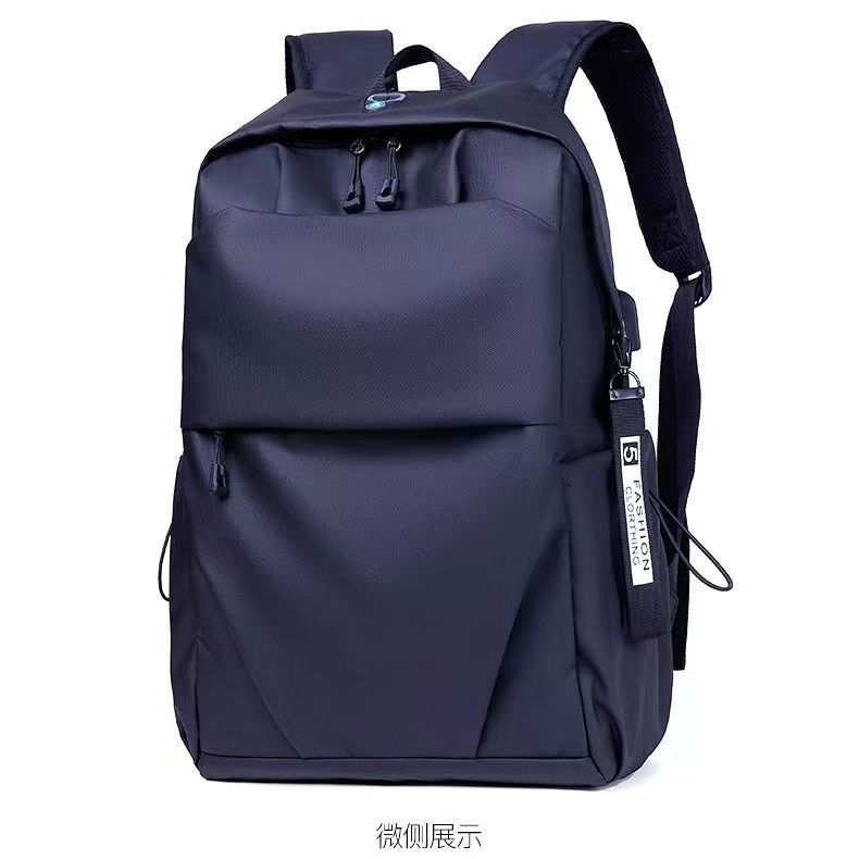 Men's Fashion Backpack Water-Resistant PU Leather 14 Inch Laptop Bag Durable Casual Travel Daypack Lightweight & Multi-Pocket