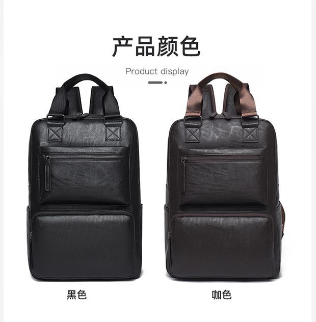 New Arrival Men Large Capacity Backpack Fashion Business Laptop Bag Casual Travel Student School Backpack