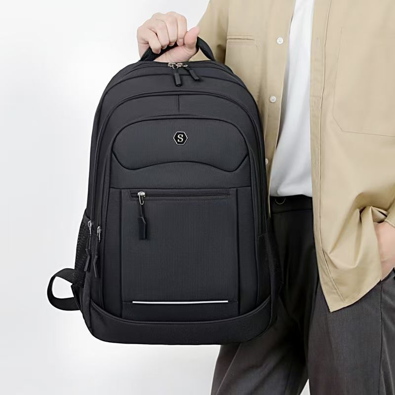 Men Fashion Large Capacity Backpack Multifunctional Business Laptop Bag, Casual Travel Rucksack, Durable Waterproof Student School Bag for Outdoor Commute Camping Trip
