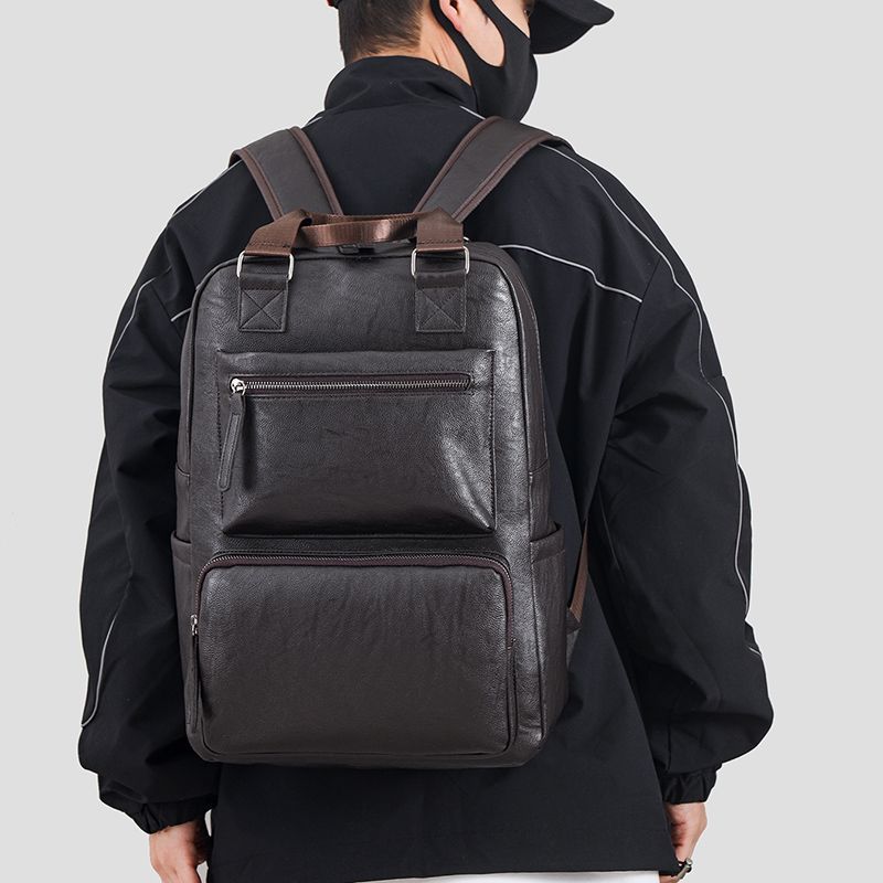 New Arrival Men Large Capacity Backpack Fashion Business Laptop Bag Casual Travel Student School Backpack
