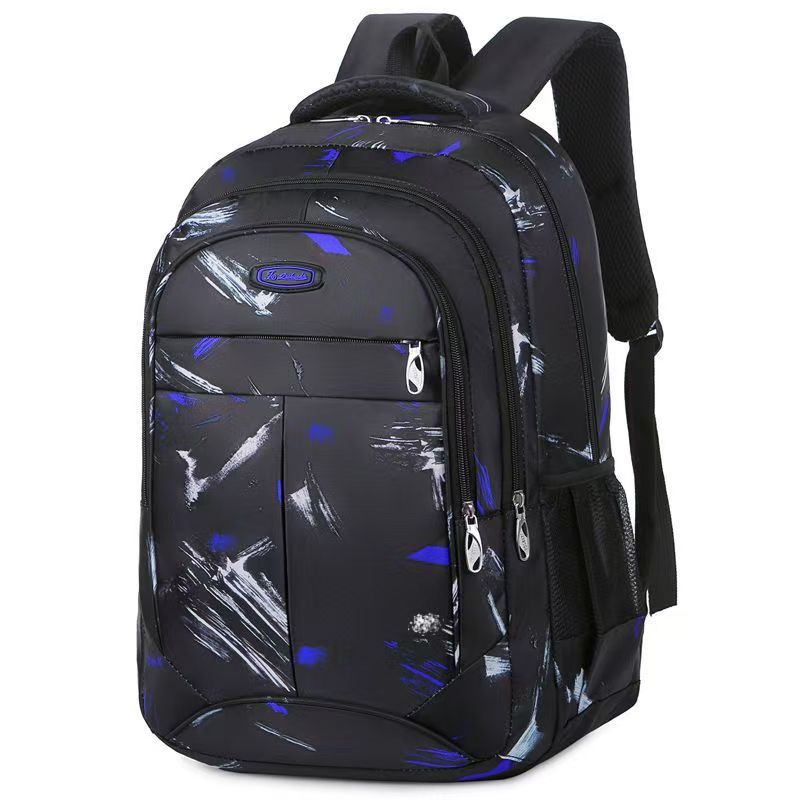 Premium Large Capacity Waterproof Men Backpack Unisex Student School Bag for Primary Middle High School Durable Multi-pocket Laptop Backpack Casual Outdoor Travel Rucksack
