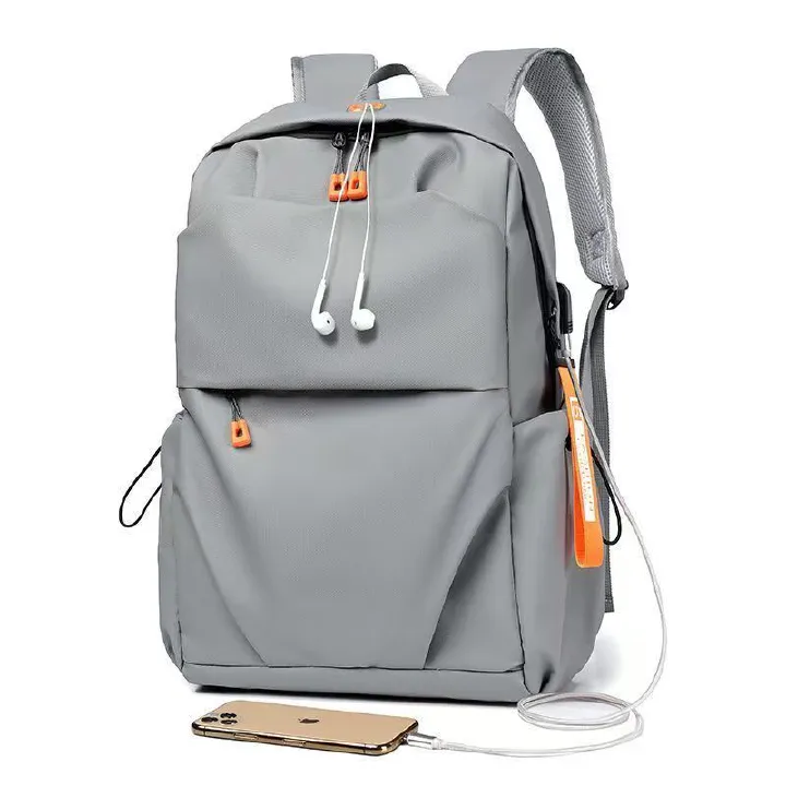 Men's Fashion Backpack Water-Resistant PU Leather 14 Inch Laptop Bag Durable Casual Travel Daypack Lightweight & Multi-Pocket