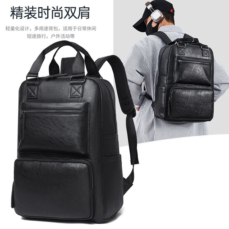 New Arrival Men Large Capacity Backpack Fashion Business Laptop Bag Casual Travel Student School Backpack