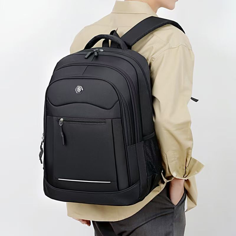 Men Fashion Large Capacity Backpack Multifunctional Business Laptop Bag, Casual Travel Rucksack, Durable Waterproof Student School Bag for Outdoor Commute Camping Trip