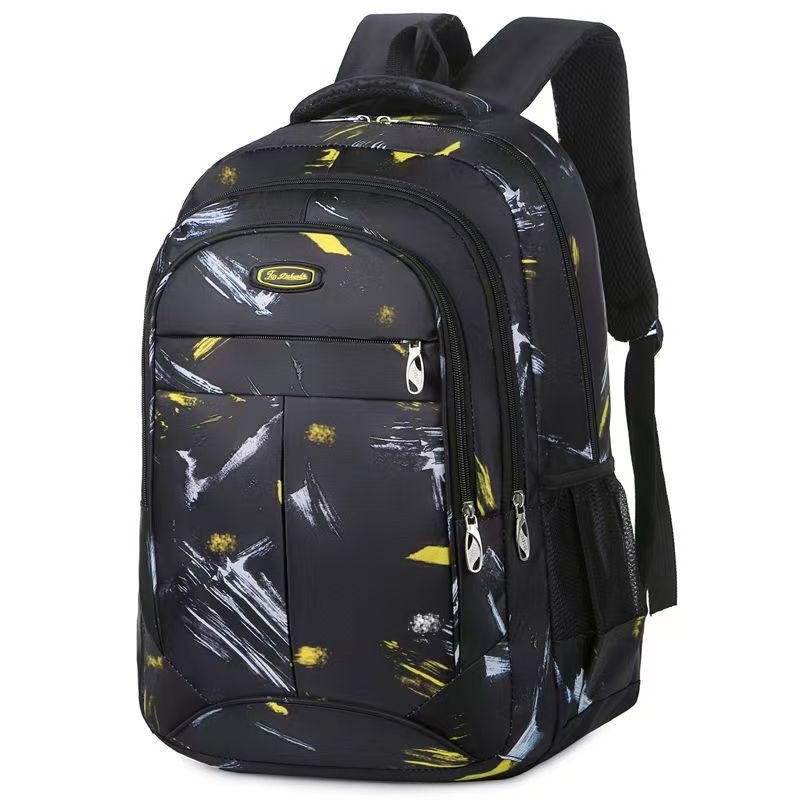 Premium Large Capacity Waterproof Men Backpack Unisex Student School Bag for Primary Middle High School Durable Multi-pocket Laptop Backpack Casual Outdoor Travel Rucksack