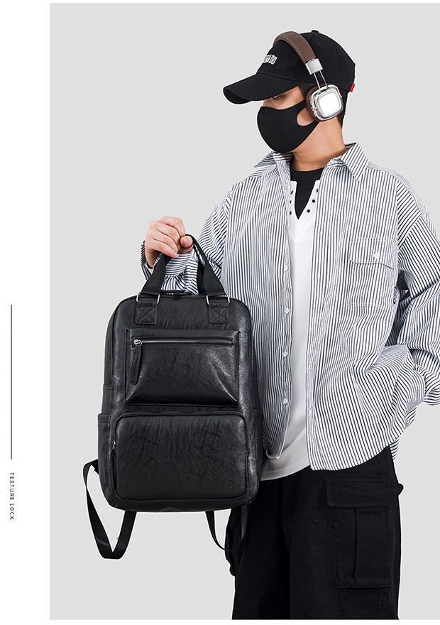 New Arrival Men Large Capacity Backpack Fashion Business Laptop Bag Casual Travel Student School Backpack
