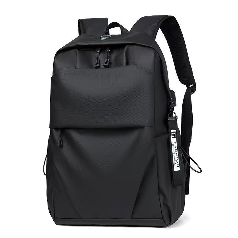 Men's Fashion Backpack Water-Resistant PU Leather 14 Inch Laptop Bag Durable Casual Travel Daypack Lightweight & Multi-Pocket