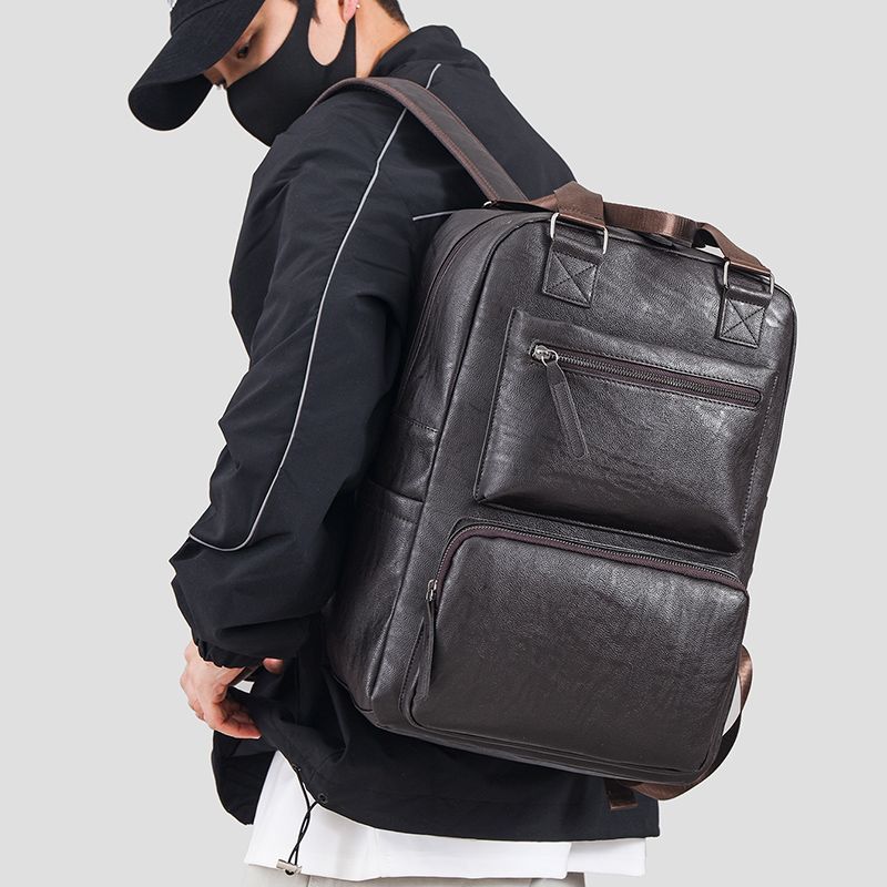 New Arrival Men Large Capacity Backpack Fashion Business Laptop Bag Casual Travel Student School Backpack