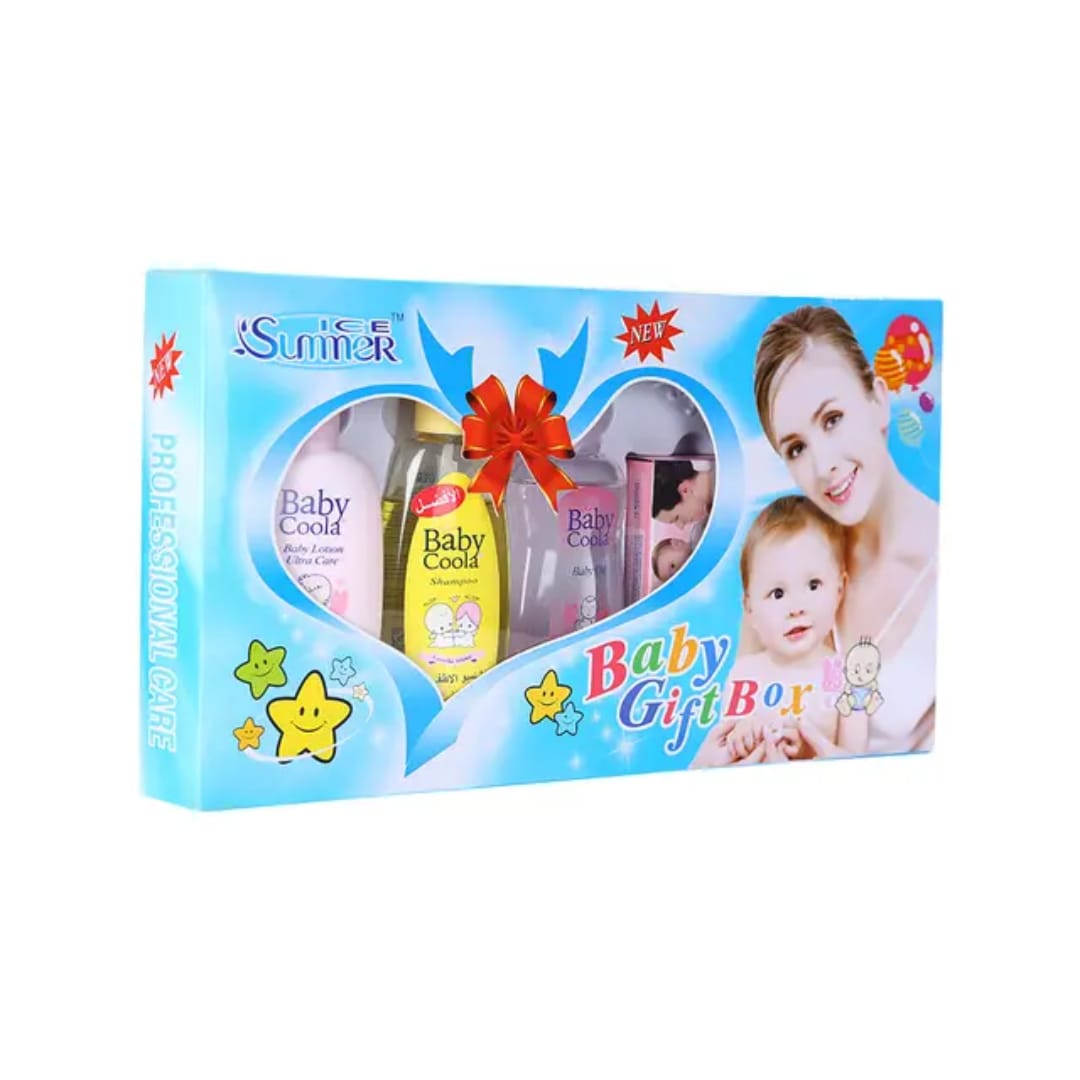 5-in-1 Baby Care Essentials Gift Set - Gentle Body Lotion, Shampoo, Oil, Soap & Powder