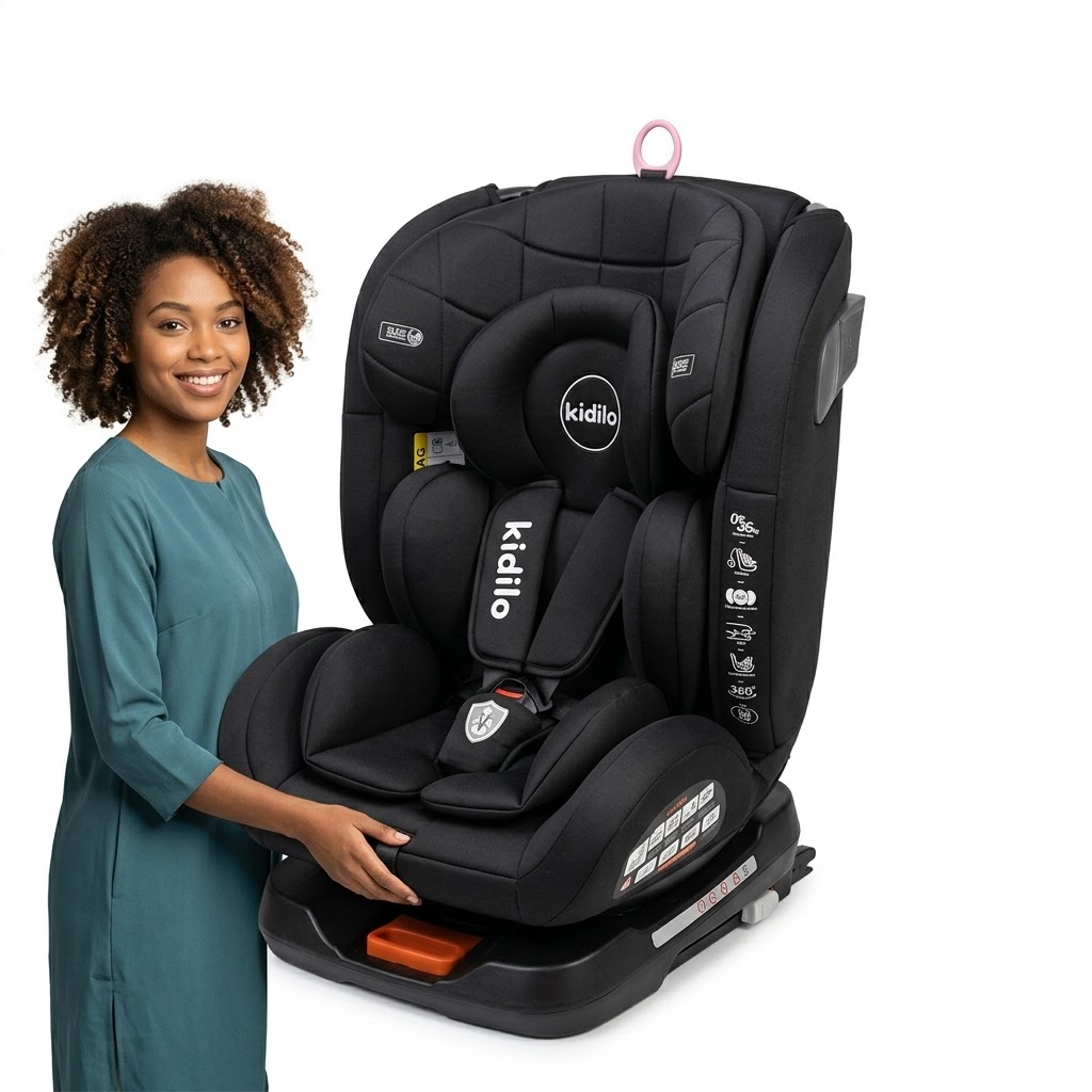 ISOFIX Convertible Child Car Seat – All-in-One Baby to Toddler Safety Seat