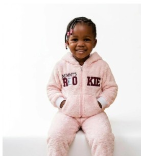Premium Soft Cotton Baby Tracksuit - Hooded Zipper Top + Matching Joggers 9-12 months