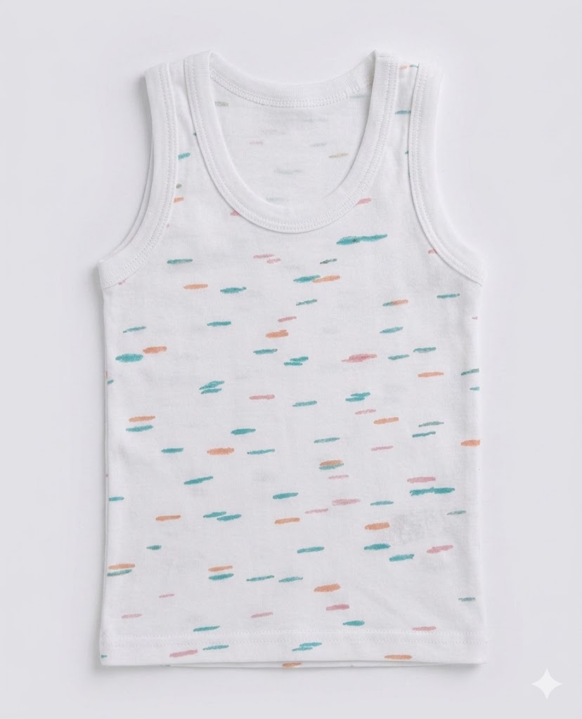 Unisex Cotton Vests for Newborn Babies - Soft, Breathable Infants Underwear Singlets