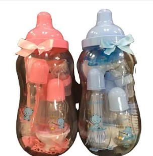 Boss Baby Feeding Bottle Bank Gift Set 14-In-1 Newborn Feeding & Care Essentials Box