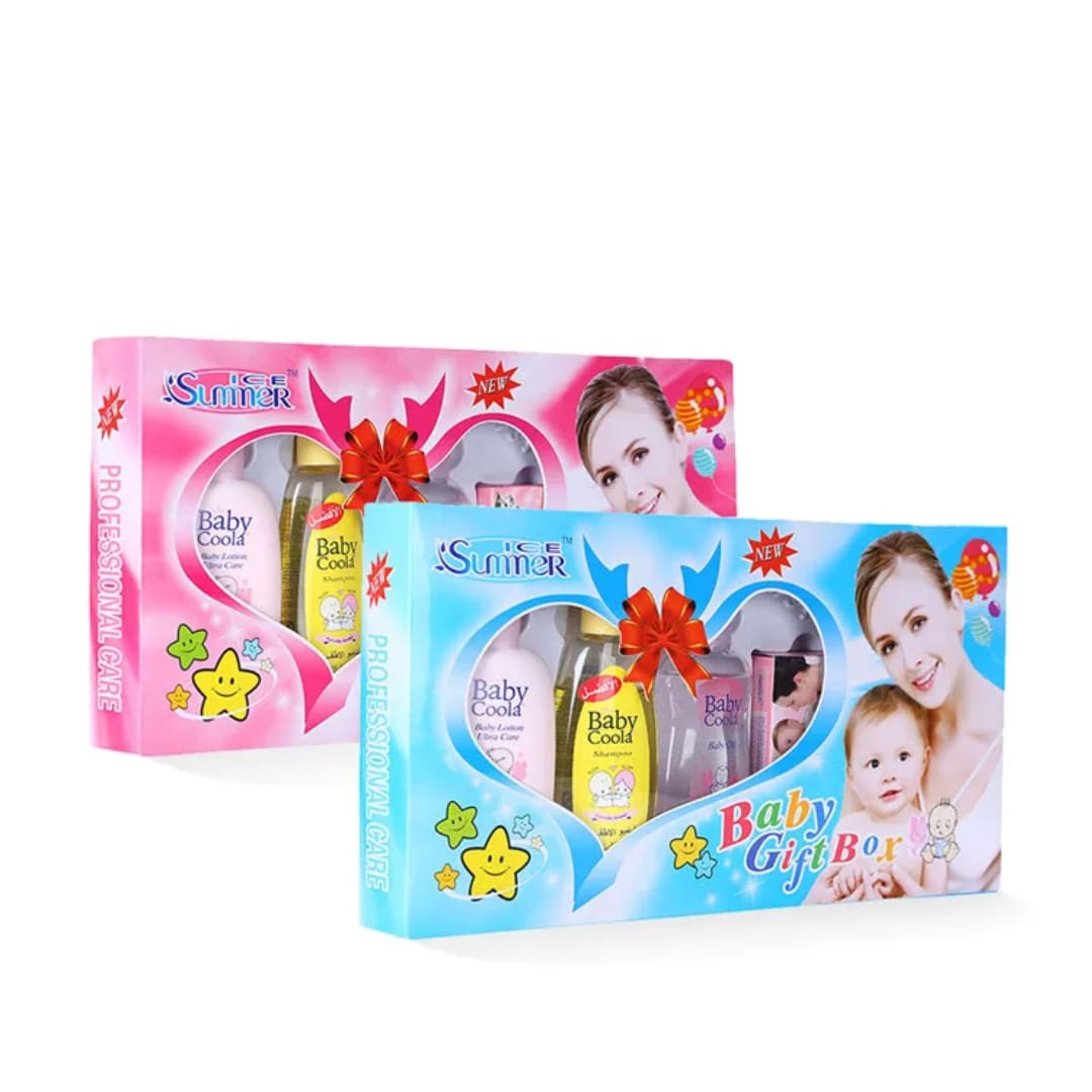 5-in-1 Baby Care Essentials Gift Set - Gentle Body Lotion, Shampoo, Oil, Soap & Powder