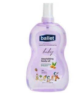 Ballet Baby Nourishing Body Oil – Sweet Almond Oil & Vitamin E