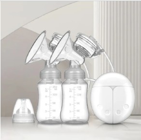 Working Mom Essential Double Electric Breast Pump Set – Includes 30 Milk Storage Bags