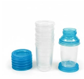 Momeasy 6-Pack Breast Milk Storage Cups (270ml/9oz) - BPA-Free, Leak-Proof & Reusable - Store, Warm & Sterilize