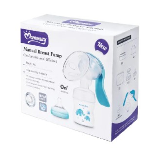 Momeasy Manual Breast Pump – Anti-Countercurrent Design for Hygiene | Portable & Silent | Comfortable High-Efficiency Suction | BPA-Free Baby Feeding Essentials
