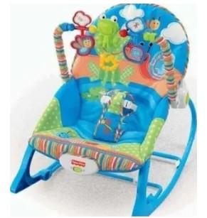 Infant to Toddler Baby Rocker with Soothing Vibrations & Musical Toy Bar – Adjustable Feeding & Sleeping Chair for Newborns to Toddlers