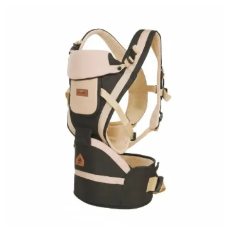 Breathable 3D Style Cotton Baby Carrier with Hip Seat – , Ergonomic Infant to Toddler Front & Back Carrier, Adjustable, Comfortable, Durable & Hands-Free Babywearing