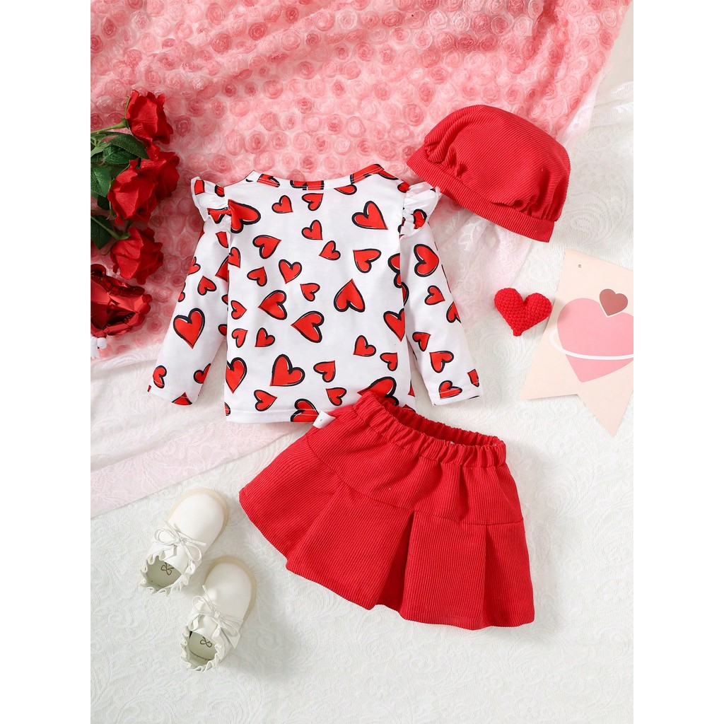 6M-3Y Child Girl's Plaid Skirt Suit Pure White Knitted Blouse Pink And Gray A-shaped Skirt Fashion And Leisure Peter Pan Collar