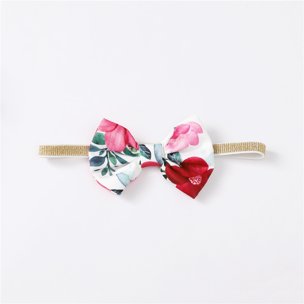 Outfit for 1-5Years Kids&Newborn Baby Girl Clothes Set Plain Long Sleeve Top + Flowers Long Pant with Headband Casual Outfit