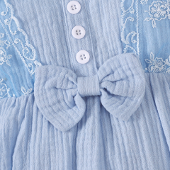 Catpapa girl |0-18 Months Newborn&Toddler Baby Girl Sleeveless Lace Hoodie Paired with The Same Butterfly Bow Headband, Breathable and Comfortable Princess Style Climbing Suit