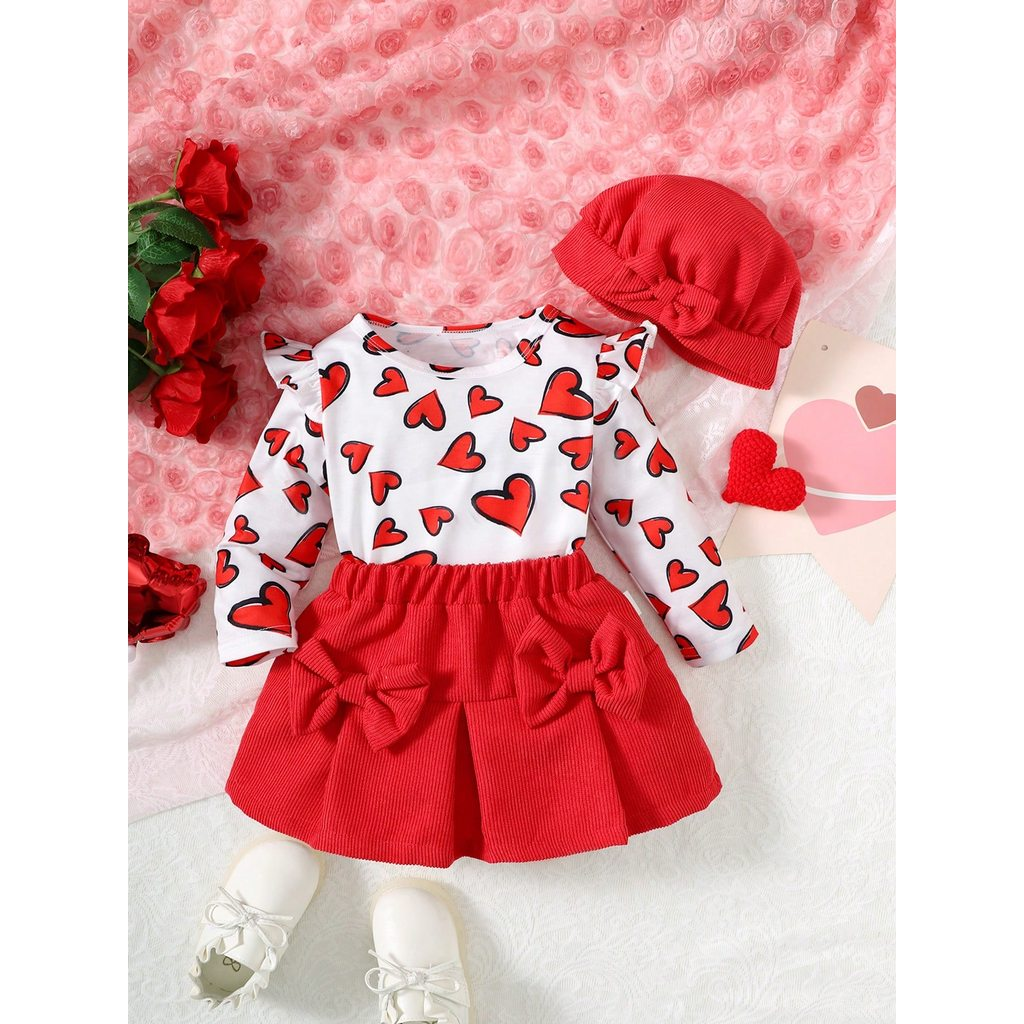 6M-3Y Child Girl's Plaid Skirt Suit Pure White Knitted Blouse Pink And Gray A-shaped Skirt Fashion And Leisure Peter Pan Collar