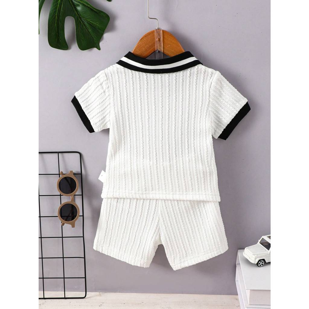 6-18 Months Toddler Boys Girls Sporty Tracksuit Set Fashion School Sports Clothes Durable Outfit