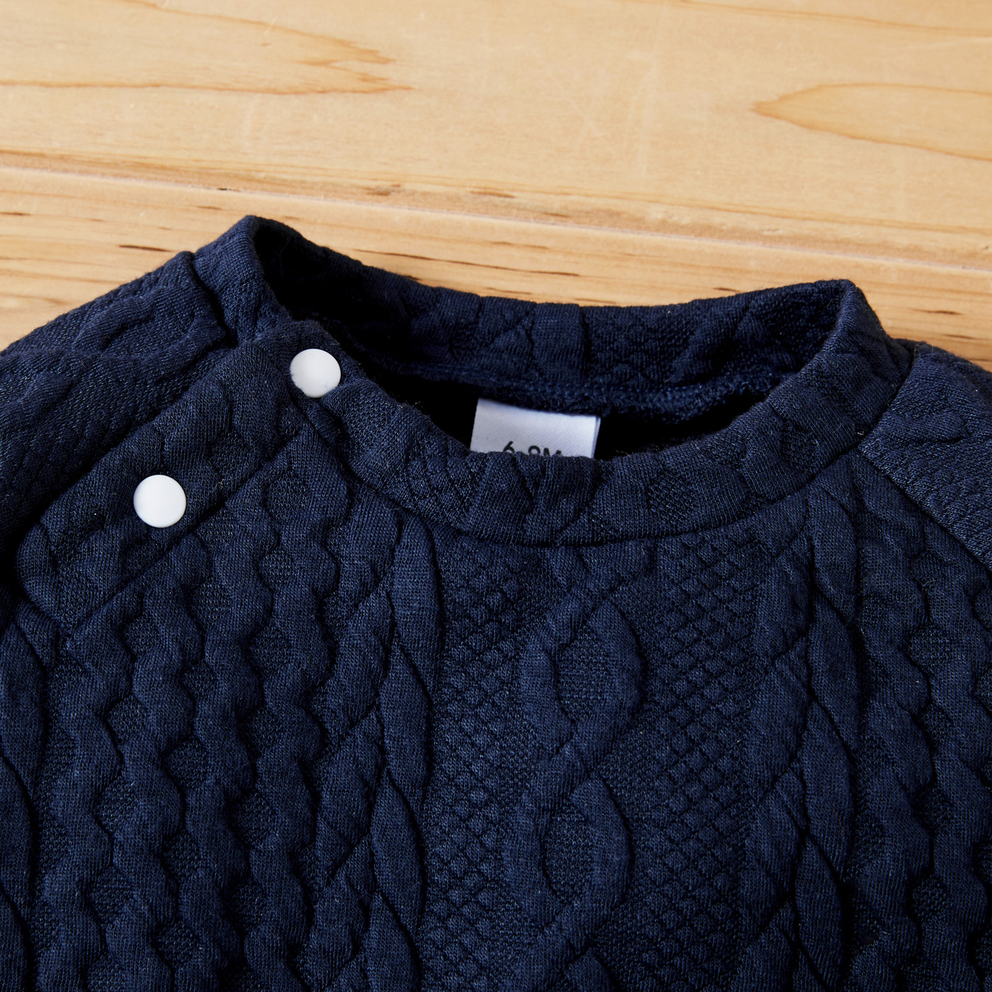 Catpapa boy |【2PCS】 0-3Y Unisex Baby Set | Navy Blue Cable Knit Sweatshirt + Matching Pants | Cozy Fall/Winter Outfit | Babies dress | Boys clothes fashions | Two piece set for kids boys