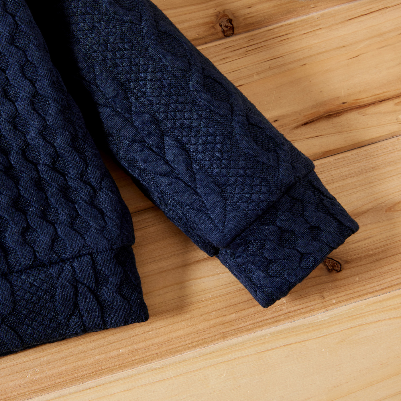 Catpapa boy |【2PCS】 0-3Y Unisex Baby Set | Navy Blue Cable Knit Sweatshirt + Matching Pants | Cozy Fall/Winter Outfit | Babies dress | Boys clothes fashions | Two piece set for kids boys