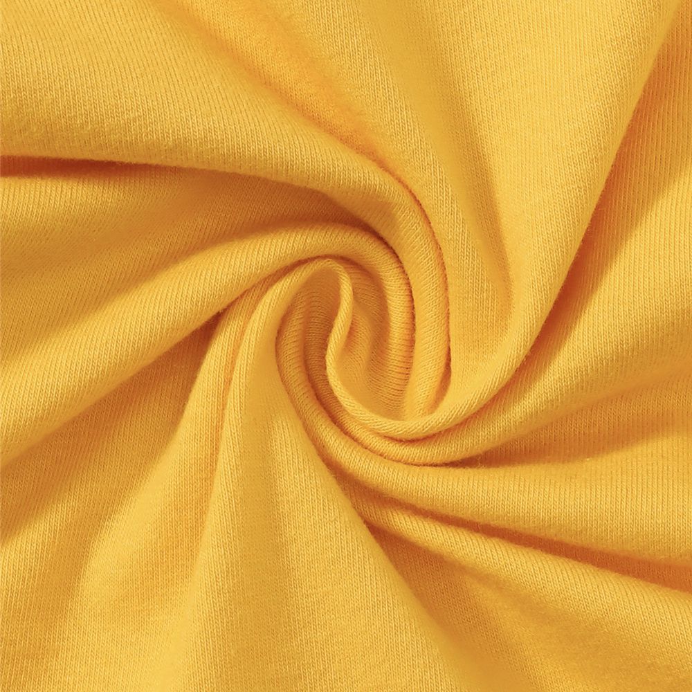 【6-18M】 Baby Bodysuit | Solid Yellow Short Sleeve Romper | Comfortable Newborn Outfit 1PCS baby clothes