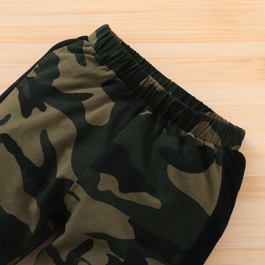【2PCS】 18M-5Y Baby Boy Casual Set | "NEW YORK CITY" Print Hoodie + Camouflage Pants | Trendy Fall/Winter Outfit