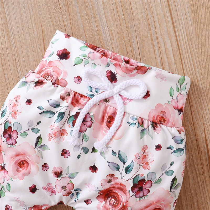 【3PCS】 0-18M Baby Girl Hoodie Set | Wine Red Floral Print Hoodie + Floral Pants + Matching Headband | Fashion Fall/Winter Outfit