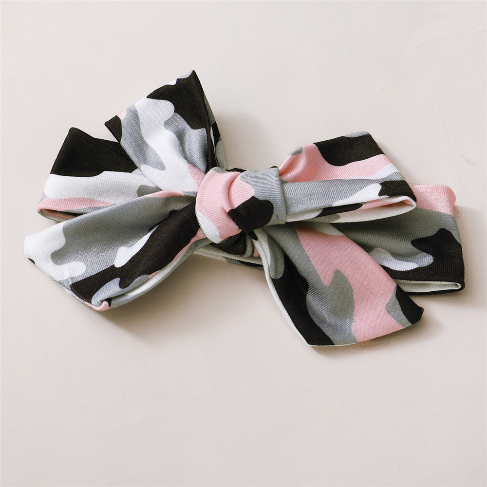 【3PCS】 12M-5Y Baby Girl Clothes Set | "Little Miss Sassy Pants" Letters Print Tank Top + Camouflage Pom Pom Shorts + Bow Headband | Trendy Summer Set