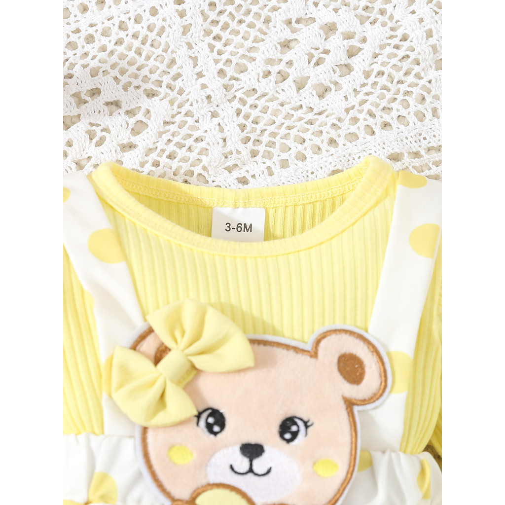 3-24Months Toddler Baby Girl 2pcs Clothing Set Short Sleeve White Shirt with Skirt Fashion Cute Korean Style Infant Baby Girl Daily Outfit